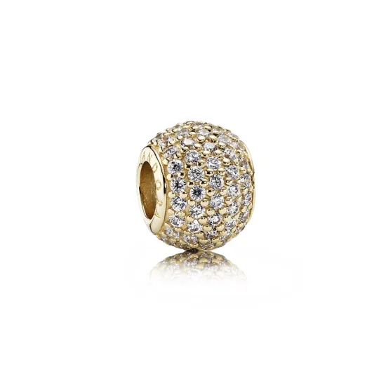 (Bild für) PANDORA Pavé Lights Charm, klare CZ 14K Gold - 750819CZ