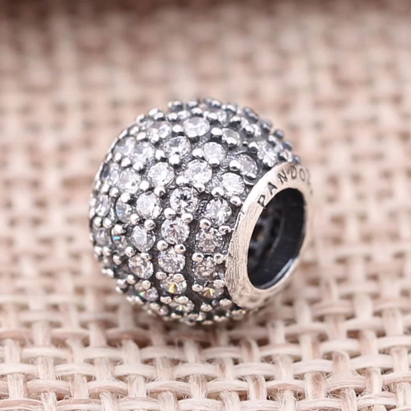 (Bild für) PANDORA Pavé Pretty Ball Charm - 791051CZ - Ansicht 2