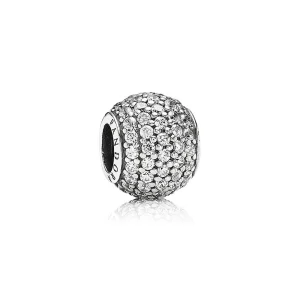 (Bild für) PANDORA Pavé Pretty Ball Charm - 791051CZ