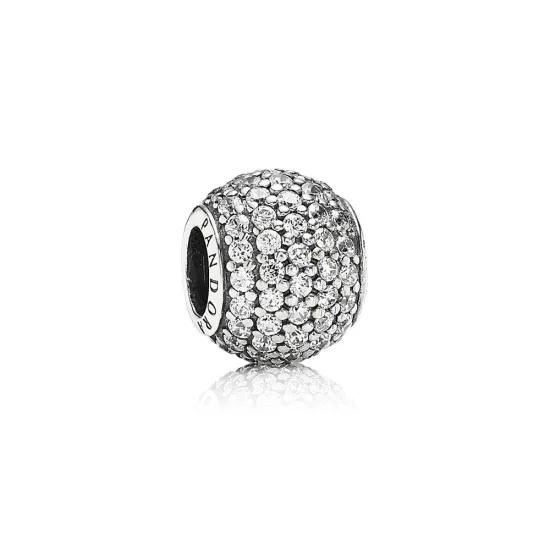(Bild für) PANDORA Pavé Pretty Ball Charm - 791051CZ