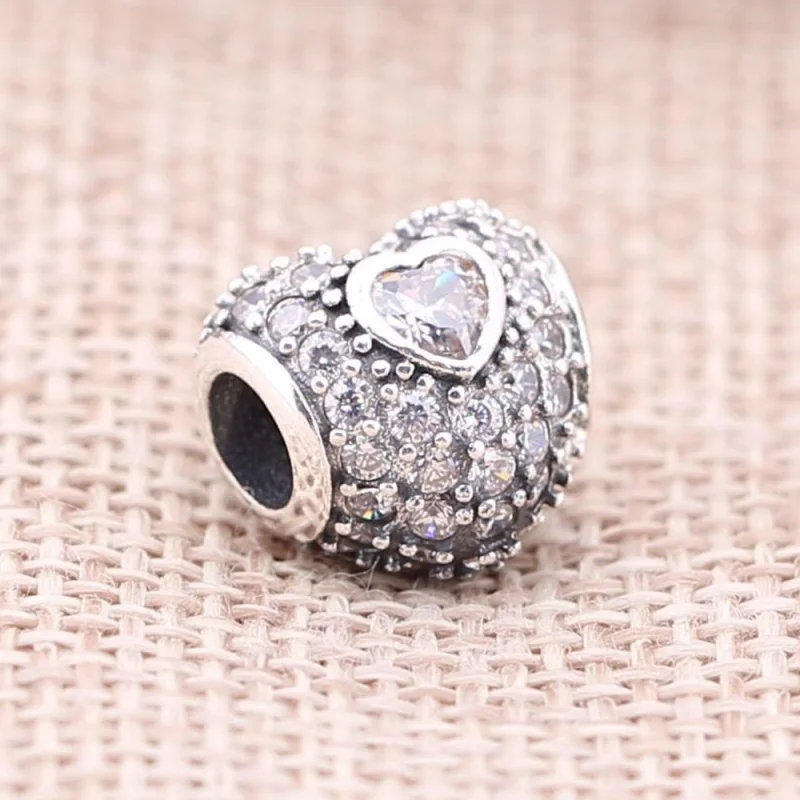 (Bild für) PANDORA Pavé Triple Heart Charm - 791168CZ - Ansicht 2
