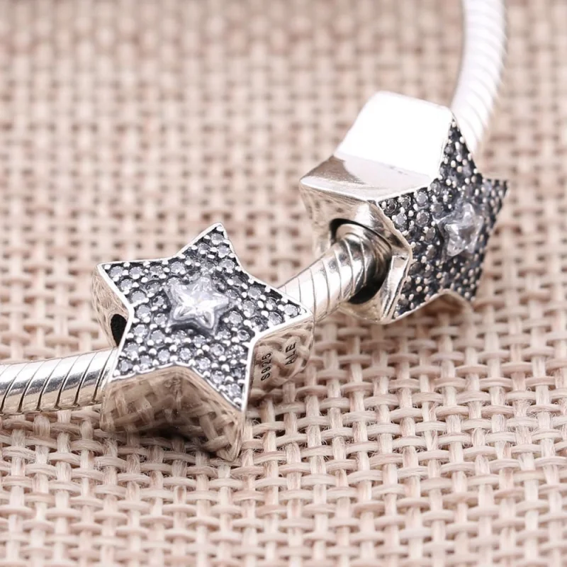 (Bild für) PANDORA Pavé-Wunschstern-Charm - 791384CZ - Ansicht 2