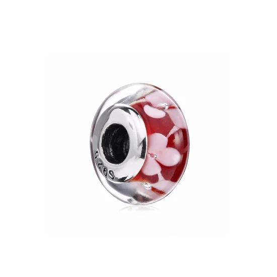 (Bild für) PANDORA Pflaumenblüten-Glas-Murano-Charm - PL00065-1