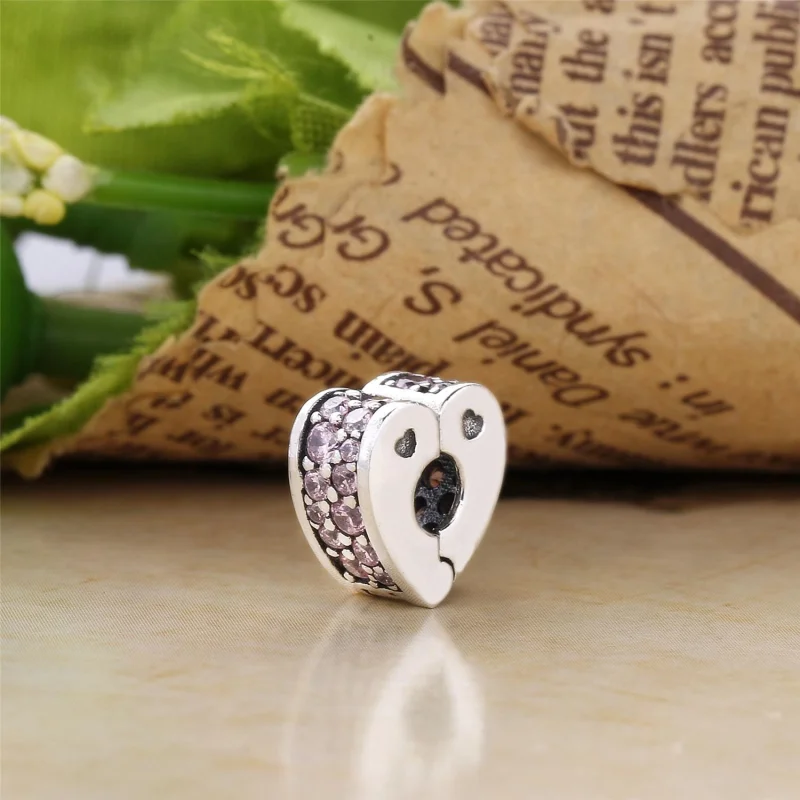 (Bild für) PANDORA Pink Arcs of Love Clip, Pink CZ - 797020PCZ - Ansicht 3