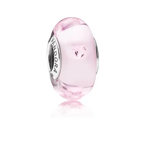 (Bild für) PANDORA Pink Hearts Charm, Muranoglas Pink CZ - 791632PCZ