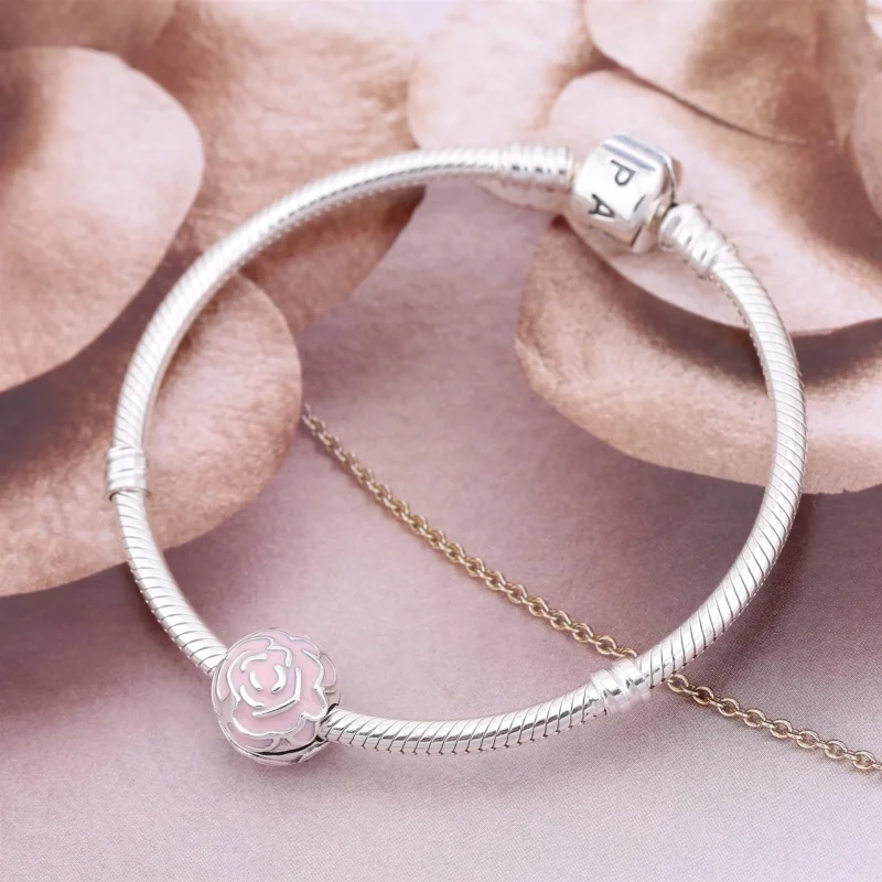 (Bild für) PANDORA Pink Rose Clip - 791292EN40 - Ansicht 2