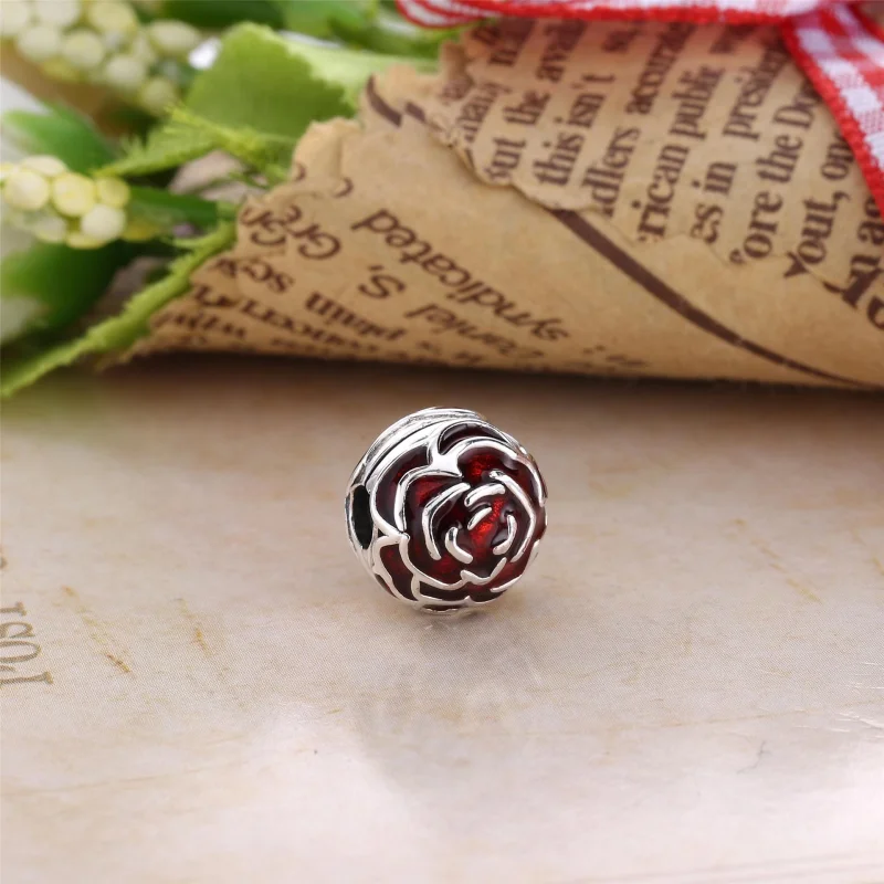 (Bild für) PANDORA Pink Rose Clip - 791292EN40 - Ansicht 4