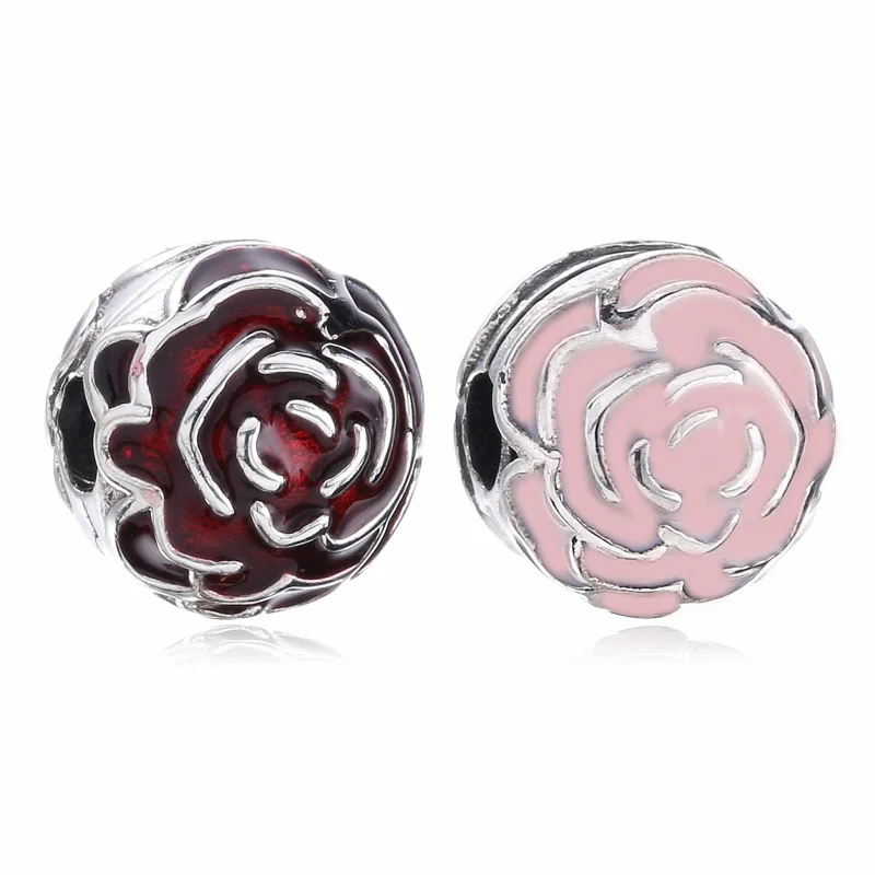 (Bild für) PANDORA Pink Rose Clip - 791292EN40 - Ansicht 6