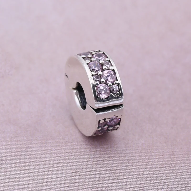 (Bild für) PANDORA Pink Shining Elegance Abstandsclip - 791817PCZ - Ansicht 2