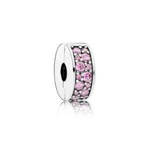 (Bild für) PANDORA Pink Shining Elegance Abstandsclip - 791817PCZ