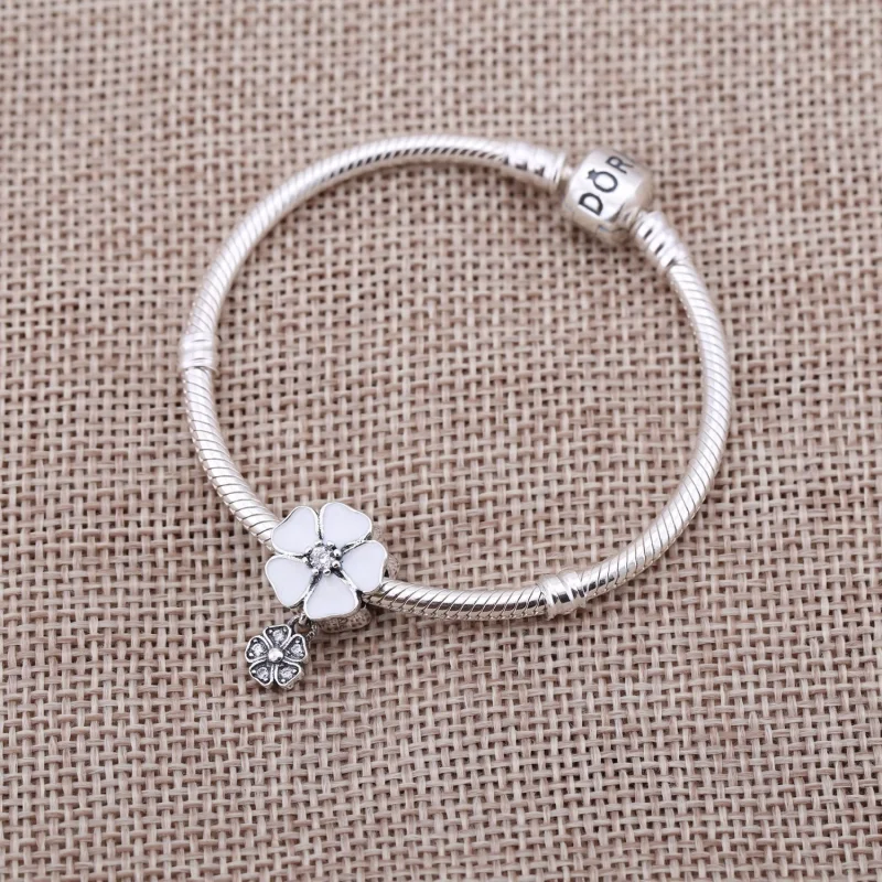 (Bild für) PANDORA Poetic Blooms Anhänger-Charm - 791827EN40 - Ansicht 5