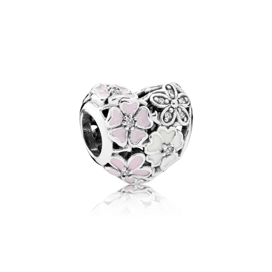 (Bild für) PANDORA Poetic Blooms Charm - 791825ENMX
