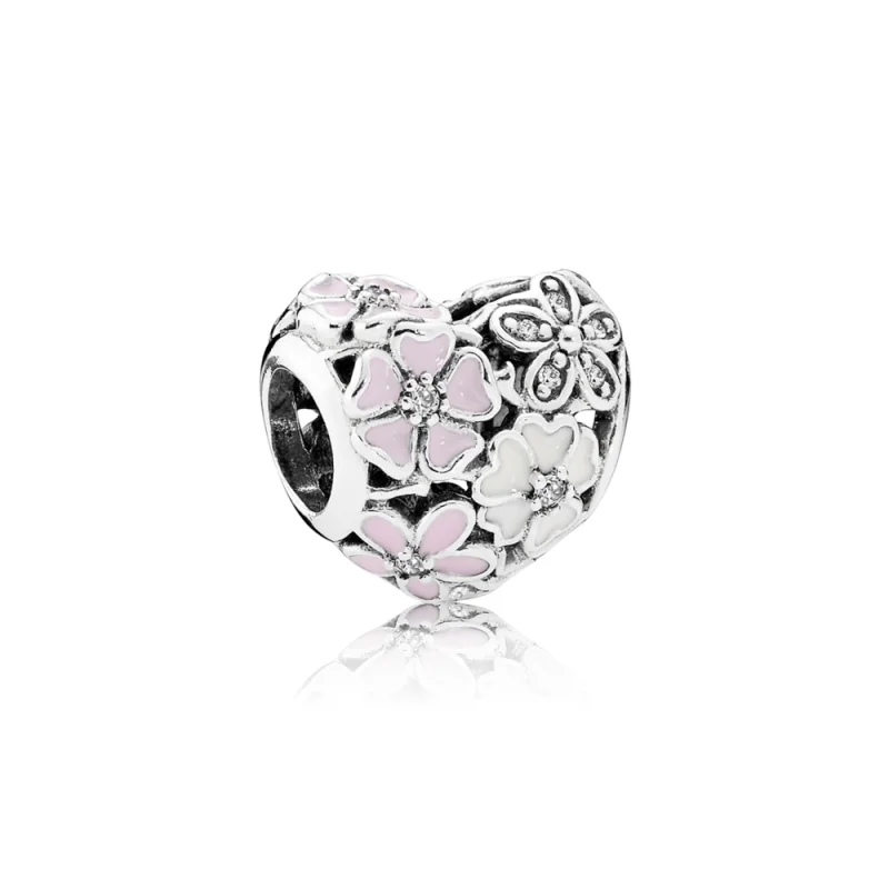 (Bild für) PANDORA Poetic Blooms Charm - 791825ENMX