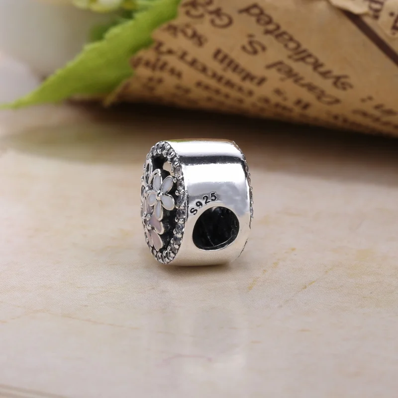 (Bild für) PANDORA Poetische Blüten, gemischte Emaille und klarer Cz-Charm - PX00275-1 - Ansicht 2