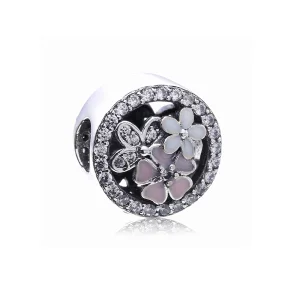 (Bild für) PANDORA Poetische Blüten, gemischte Emaille und klarer Cz-Charm - PX00275-1