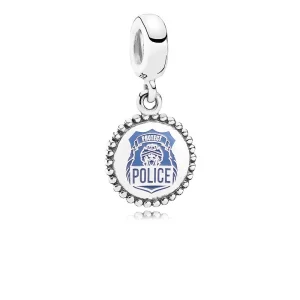 (Bild für) PANDORA Polizei-Anhänger, blaue Emaille - ENG791169_54