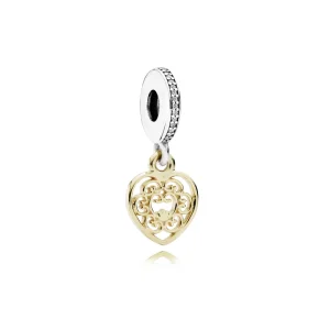 (Bild für) PANDORA Prächtiger Herz-Anhänger-Charm - 791742cz