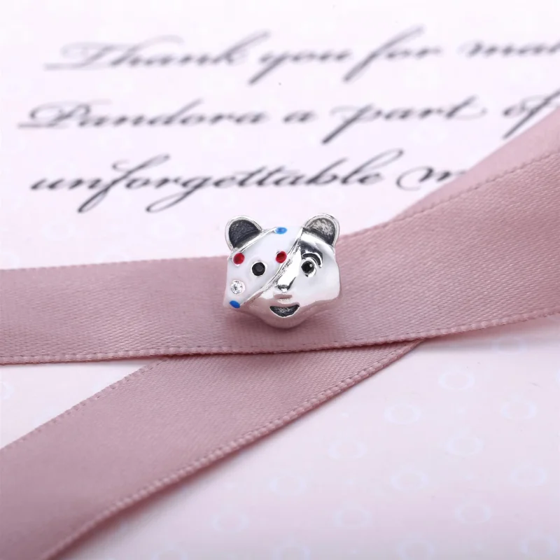 (Bild für) PANDORA Pudsey Bär Silber Charm - 791789CZN - Ansicht 2