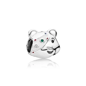 (Bild für) PANDORA Pudsey Bär Silber Charm - 791789CZN