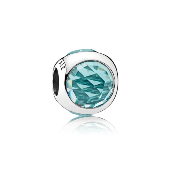 (Bild für) PANDORA Radiant Droplet Icy Green Crystals Charm - 792095NIC