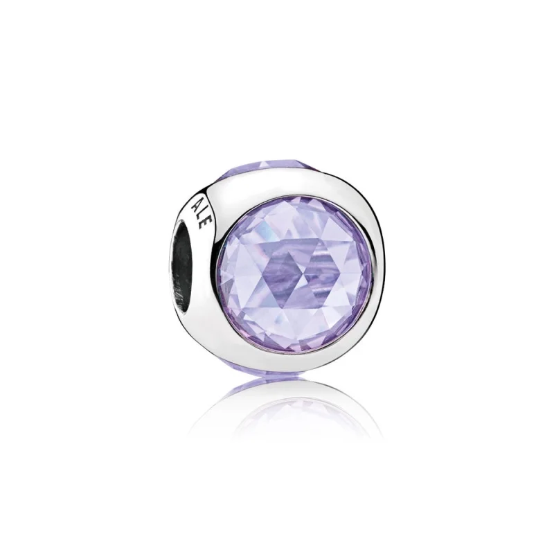 (Bild für) PANDORA Radiant Droplet Lavender CZ Charm - 792095LCZ
