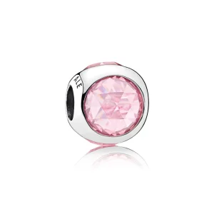 (Bild für) PANDORA Radiant Droplet Pink CZ Charm - 792095PCZ