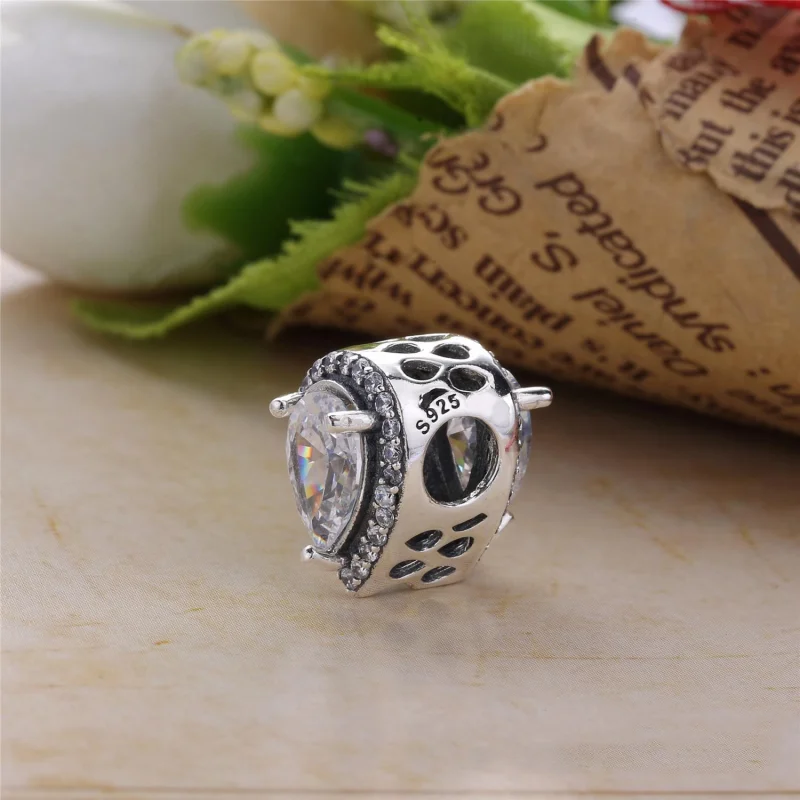 (Bild für) PANDORA Radiant Teardrop Clear CZ Charm - 796245CZ - Ansicht 4