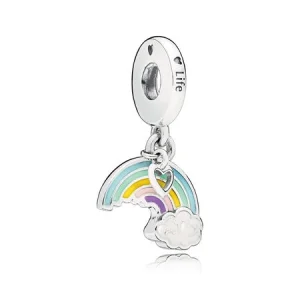(Bild für) PANDORA Rainbow of Love Charm, gemischte Emaille-Anhänger - 797016ENMX