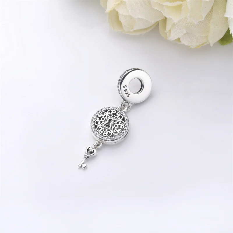 (Bild für) PANDORA Regal Love Schlüsselanhänger, klare CZ - 797660CZ - Ansicht 3