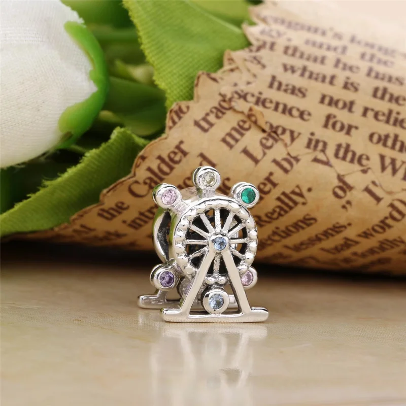 (Bild für) PANDORA Riesenrad-Charm, mehrfarbiger Kristall - 797199NLCMX - Ansicht 2