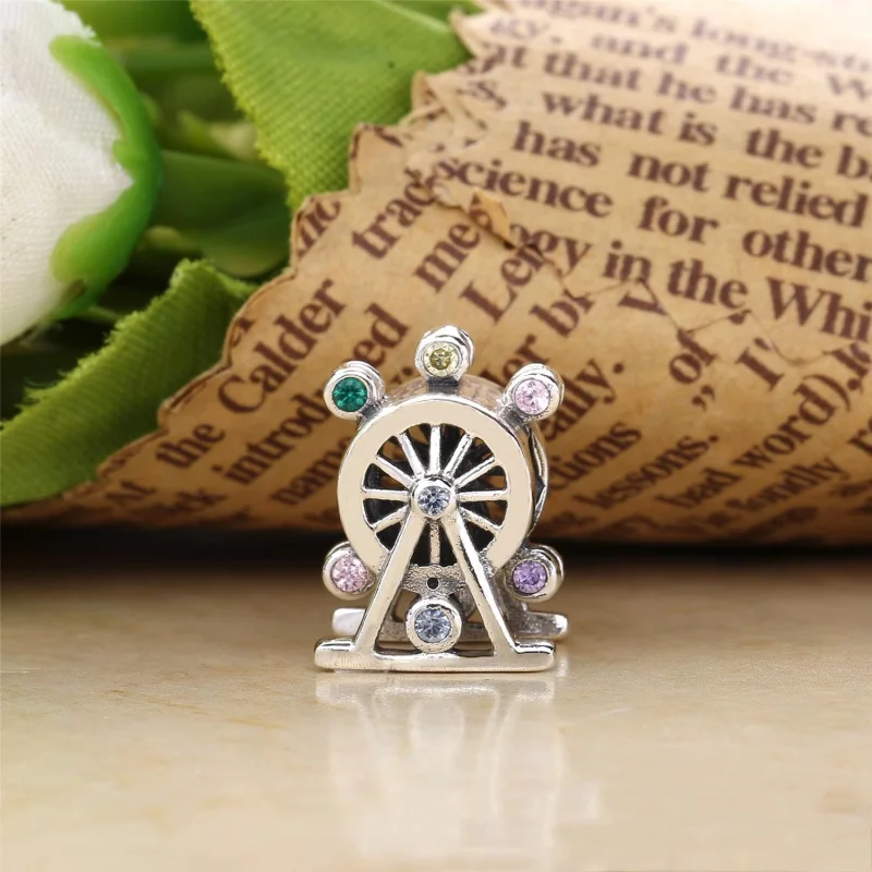 (Bild für) PANDORA Riesenrad-Charm, mehrfarbiger Kristall - 797199NLCMX - Ansicht 3