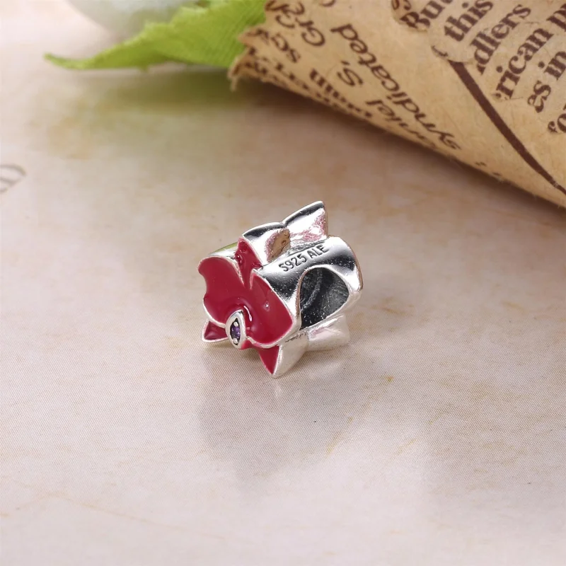 (Bild für) PANDORA Rosa Orchideen-Charm - 792074EN69 - Ansicht 3