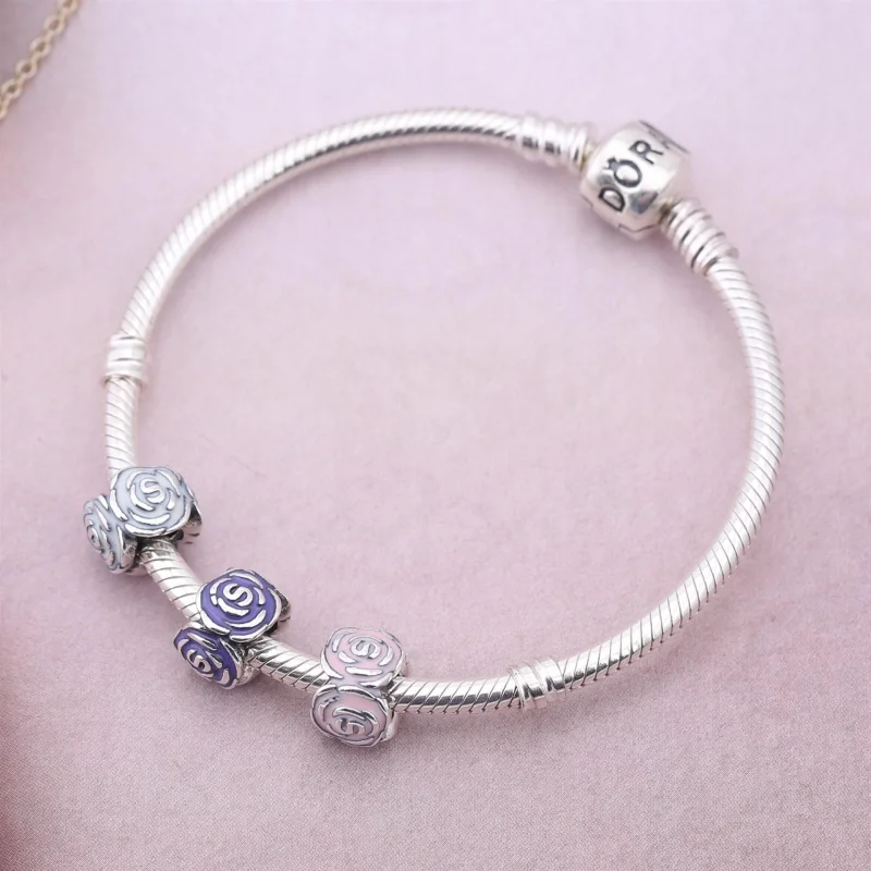 (Bild für) PANDORA Rosa Rose Charm-Clip - 791291EN40 - Ansicht 2
