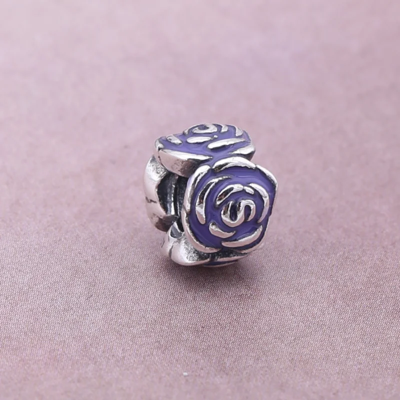 (Bild für) PANDORA Rosa Rose Charm-Clip - 791291EN40 - Ansicht 3