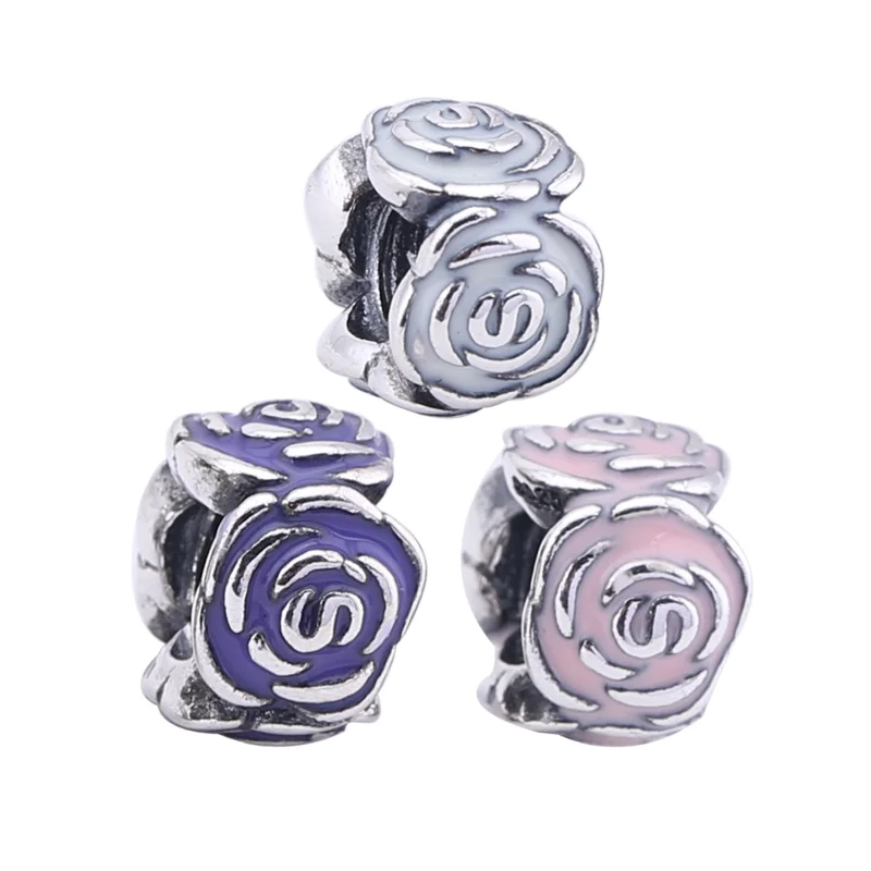 (Bild für) PANDORA Rosa Rose Charm-Clip - 791291EN40 - Ansicht 6