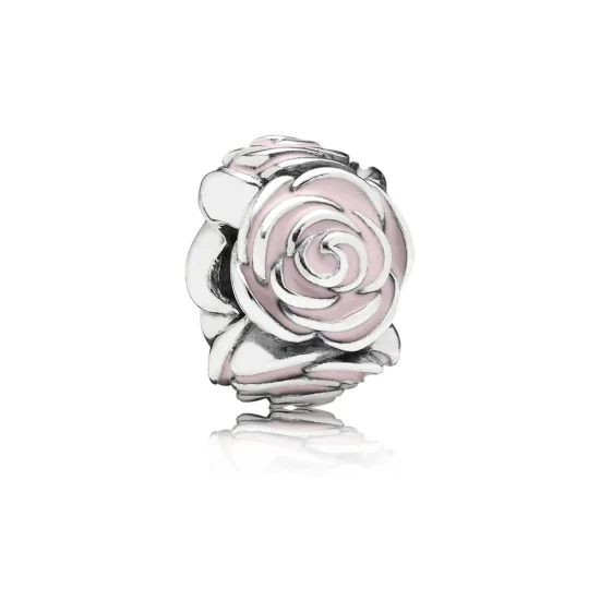 (Bild für) PANDORA Rosa Rose Charm-Clip - 791291EN40