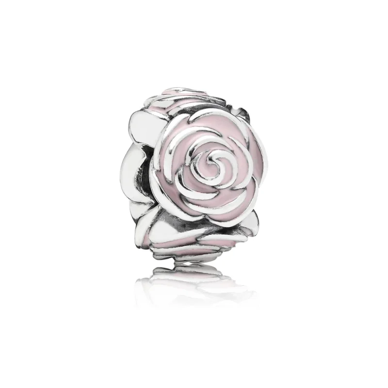 (Bild für) PANDORA Rosa Rose Charm-Clip - 791291EN40