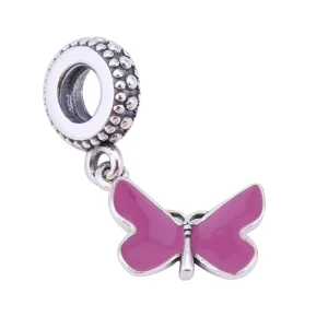 (Bild für) PANDORA Rosa Schmetterlings-Anhänger - PJ00113-1