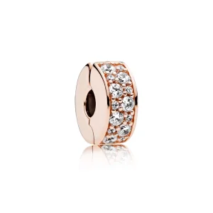 (Bild für) PANDORA Rose Shining Elegance Silikon-Griffclip - 781817CZ