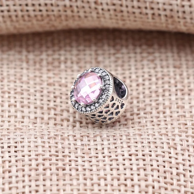 (Bild für) PANDORA Rosy Radiant Hearts Charm - 791725NBP - Ansicht 2