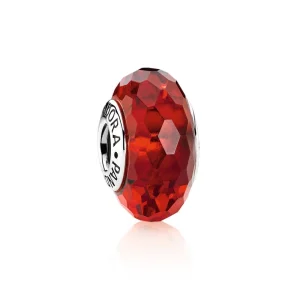 (Bild für) PANDORA Rote facettierte Murano-Perle - 791066