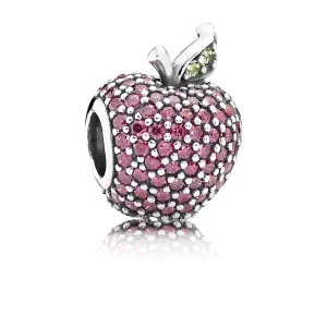 (Bild für) PANDORA Roter Pavé-Apfel-Charm - 791485CFR
