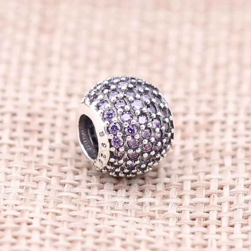 (Bild für) PANDORA Roter Pavé-Kugel-Charm - 791051CZR - Ansicht 2