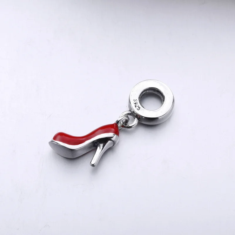 (Bild für) PANDORA Roter Stiletto-Charm mit roter Emaille - 792154EN09 - Ansicht 2