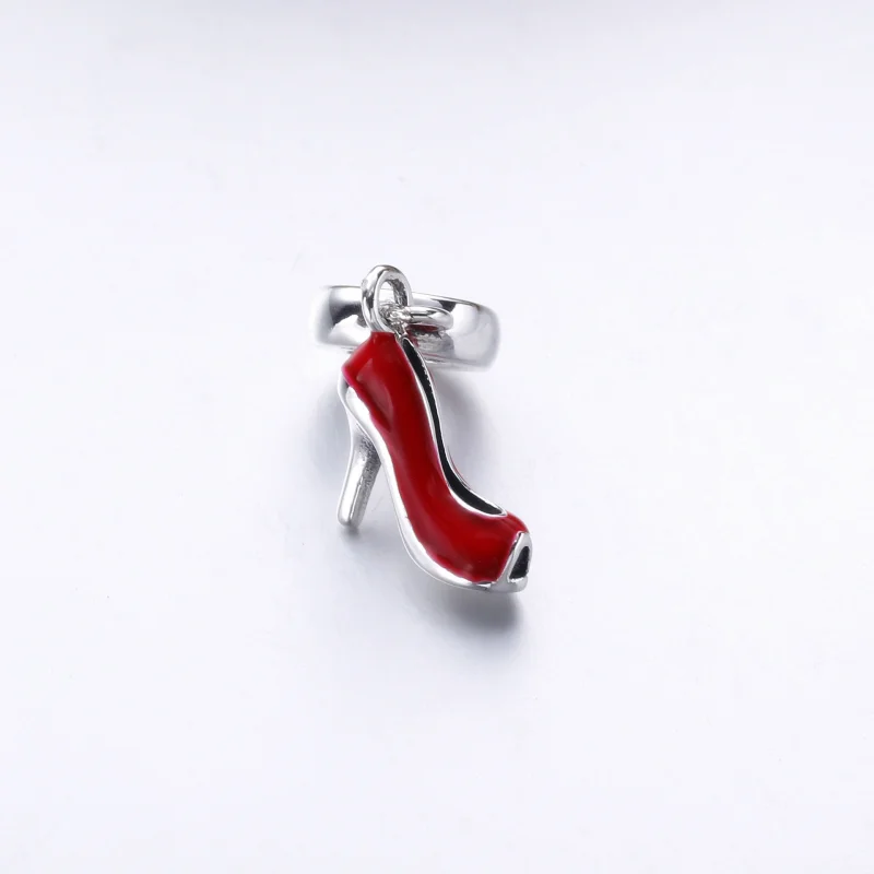 (Bild für) PANDORA Roter Stiletto-Charm mit roter Emaille - 792154EN09 - Ansicht 3