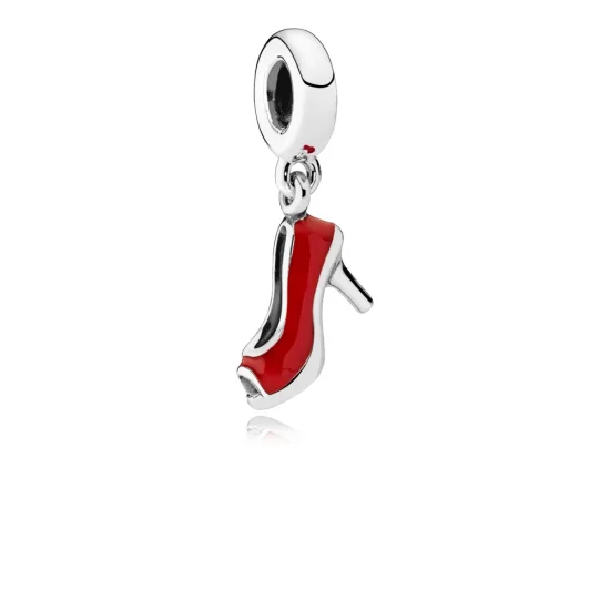 (Bild für) PANDORA Roter Stiletto-Charm mit roter Emaille - 792154EN09