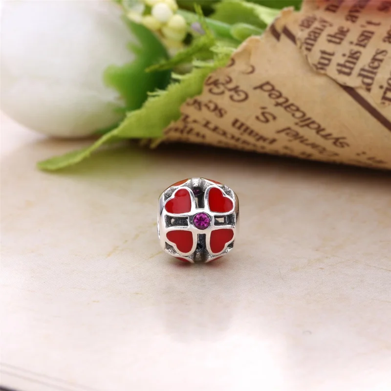 (Bild für) PANDORA Rotklee-Charm - PD00110-1 - Ansicht 2