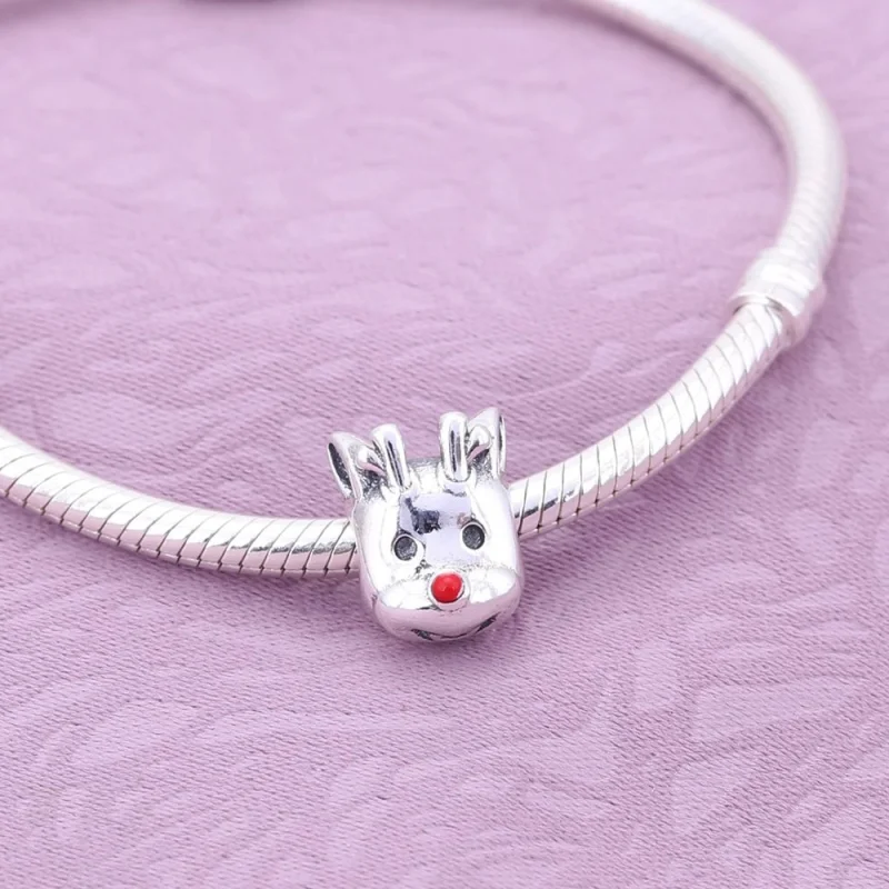 (Bild für) PANDORA Rotnasen-Rentier-Charm - 791781en39 - Ansicht 2
