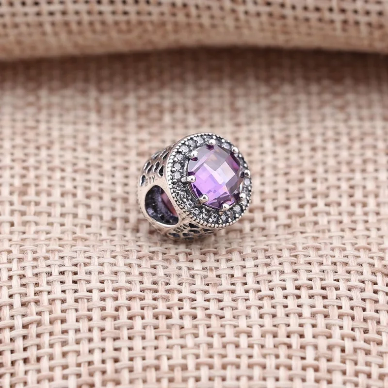 (Bild für) PANDORA Royal Purple Radiant Hearts Charm - 791725NRP - Ansicht 2