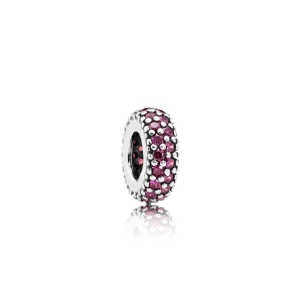 (Bild für) PANDORA Royal Red Pavé Inspiration Spacer - 791359CZR
